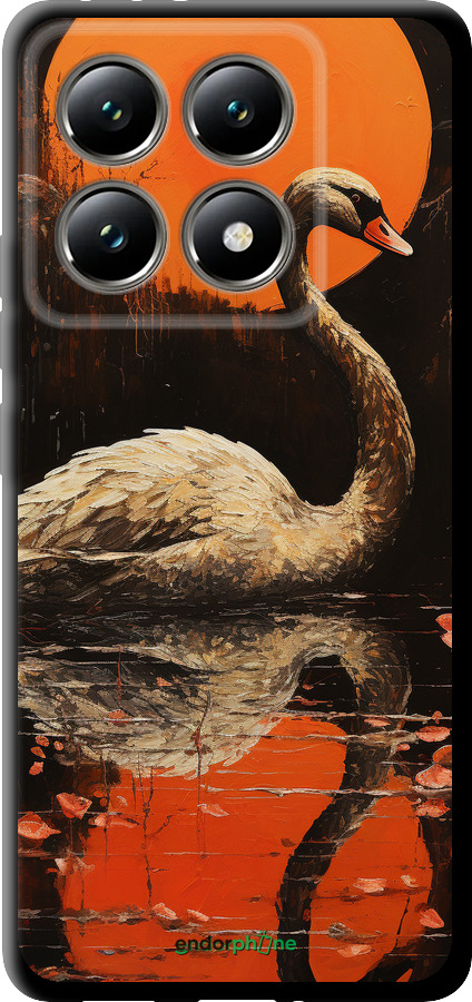 TPU чехол Лебедь для Xiaomi 14T 5G - 5964b-3773 изображение 