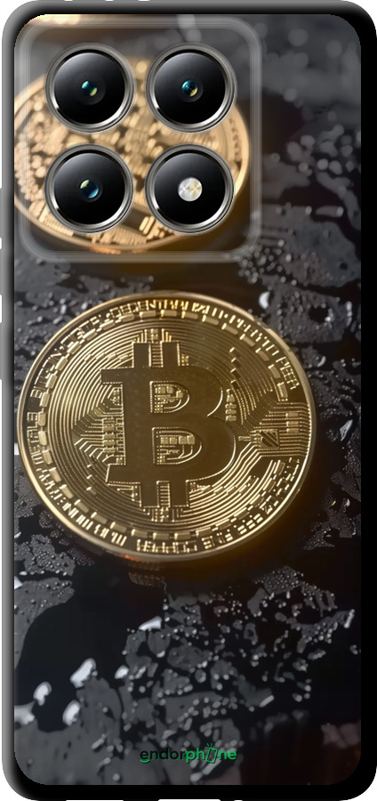 TPU чехол Вулканический Bitcoin для Xiaomi 14T 5G - 6092b-3773 изображение 