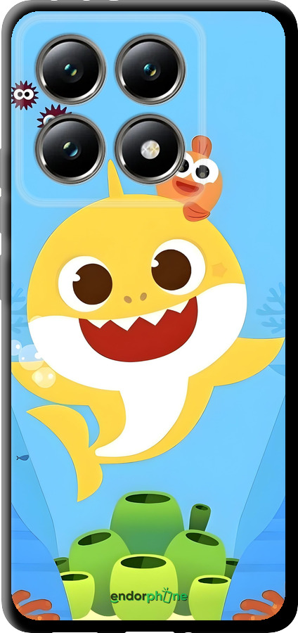TPU чехол Бейби Шарк для Xiaomi 14T 5G - 6303b-3773 изображение 