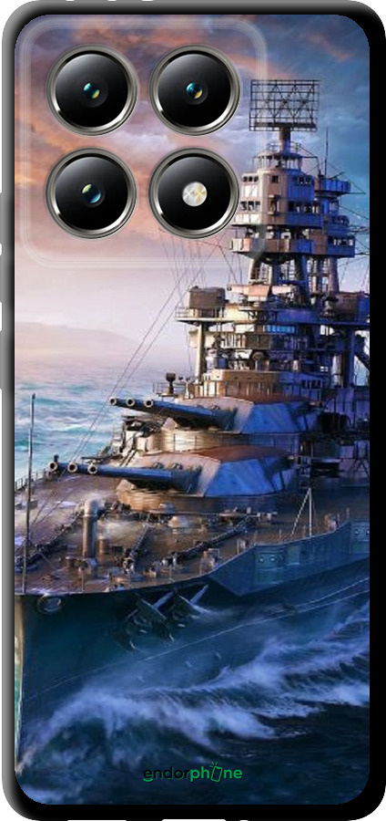 TPU чехол Военный корабль, world of tanks, wargaming для Xiaomi 14T 5G - 6461b-3773 изображение 