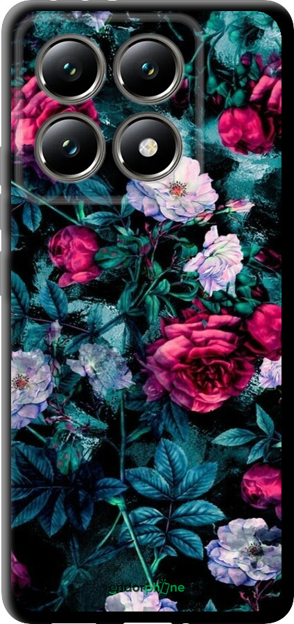 TPU чехол Сад и розы для Xiaomi 14T 5G - 6483b-3773 изображение 
