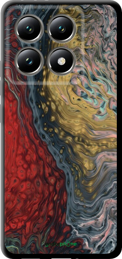 TPU чехол С изображением абстрактной живописи для Xiaomi 14T 5G - 6530b-3773 изображение 