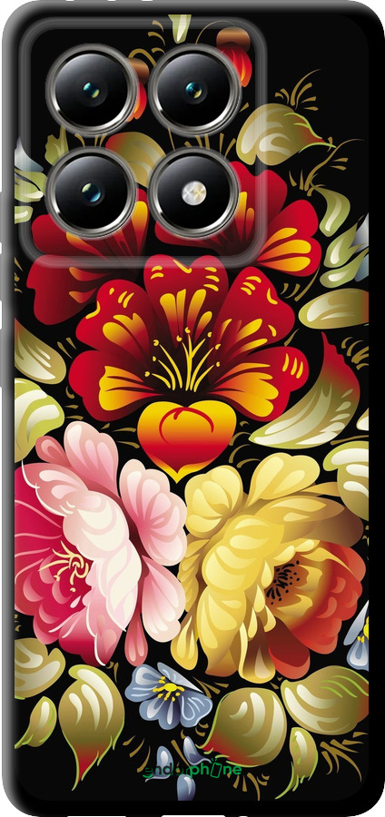 TPU чехол Хохлома 6 для Xiaomi 14T 5G - 829b-3773 изображение 