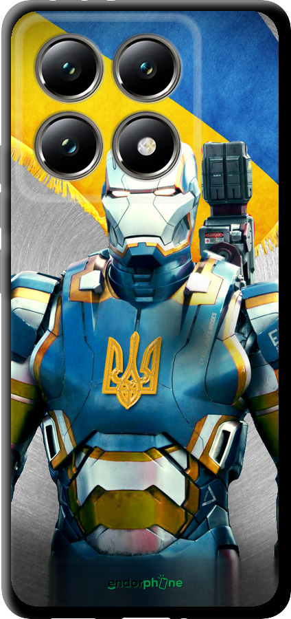 TPU чехол Украинский киборг для Xiaomi 14T 5G - 980b-3773 изображение 
