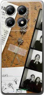 Силіконовий чехол Aesthetic Scrapbook Collage для Xiaomi 14T 5G - 6773u-3773 изображение 