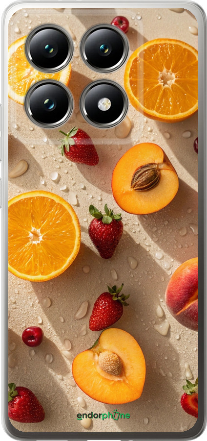 Силиконовый чехол Фрукты 3 для Xiaomi 14T 5G - 6703u-3773 изображение 