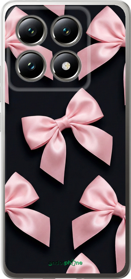 Силиконовый чехол Coquette Ribbons Dark Coquette для Xiaomi 14T 5G - 6767u-3773 изображение 