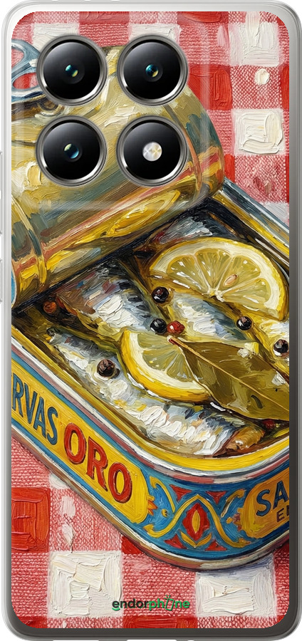 Силиконовый чехол Vintage Sardine Tin Phone для Xiaomi 14T 5G - 6772u-3773 изображение 