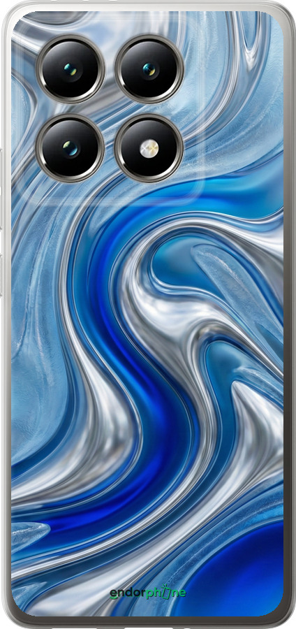 Силиконовый чехол Liquid Chrome для Xiaomi 14T 5G - 6781u-3773 изображение 