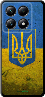 TPU чехол Флаг и герб Украины 2 для Xiaomi 14T Pro - 378b-3806 изображение 