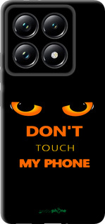 TPU чехол Don't touch the phone для Xiaomi 14T Pro - 4261b-3806 изображение 