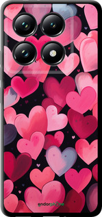TPU чехол Сердечки 4 для Xiaomi 14T Pro - 5662b-3806 изображение 