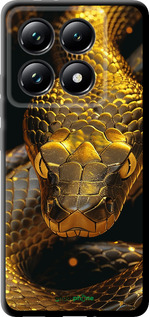 TPU чехол Golden snake для Xiaomi 14T Pro - 6072b-3806 изображение 