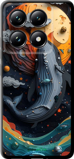 TPU чехол Кит в космосе для Xiaomi 14T Pro - 6328b-3806 изображение 