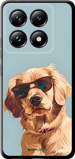 TPU чехол Пес в очках для Xiaomi 14T Pro - 6381b-3806 изображение 