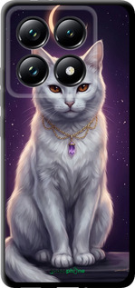 TPU чехол Mystic White Cat Gothic Dark Purple Gold для Xiaomi 14T Pro - 6805b-3806 изображение 