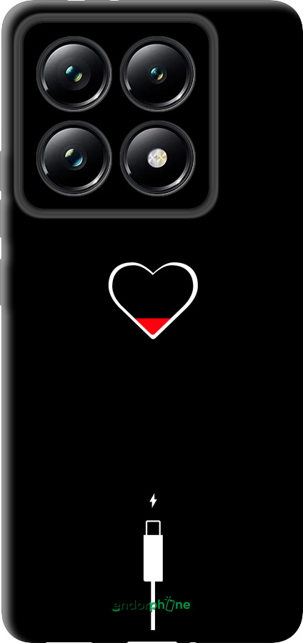 TPU чехол Подзарядка сердца для Xiaomi 14T Pro - 4274b-3806 изображение 
