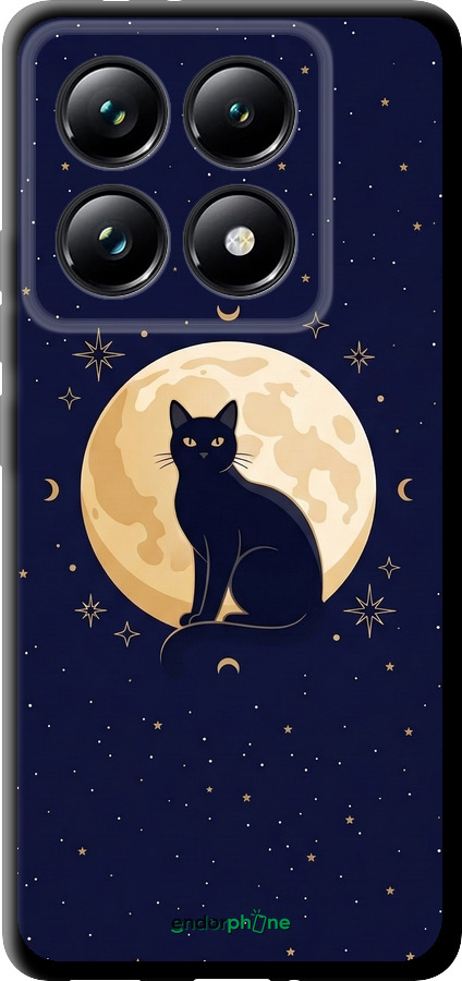 TPU чехол Cute Cat Celestial/Witchy для Xiaomi 14T Pro - 6787b-3806 изображение 