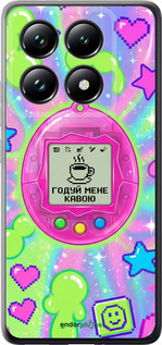 Силиконовый чехол 'Y2K Aesthetic Retro Pet: Годуй мене кавою' для Xiaomi 14T Pro изображение 6