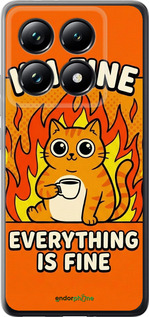 Силиконовый чехол 'Funny Cat' для Xiaomi 14T Pro изображение 3