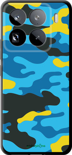 TPU чехол Жовто-блакитний камуфляж для Xiaomi 15 Pro - 1084b-3879 изображение 