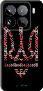 TPU чехол Герб - вышиванка на черном фоне для Xiaomi 15 Pro - 1196b-3879 изображение 