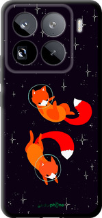 TPU чехол Лисички в космосі для Xiaomi 15 Pro - 4519b-3879 изображение 
