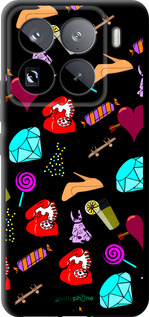TPU чехол stickers для Xiaomi 15 Pro - 4757b-3879 изображение 