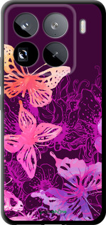 TPU чехол Бабочки v2 для Xiaomi 15 Pro - 5475b-3879 изображение 