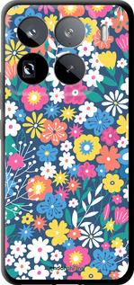TPU чехол Цветочный фон v4 для Xiaomi 15 Pro - 5494b-3879 изображение 
