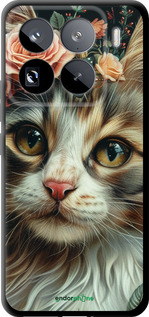 TPU чехол Cats and flowers для Xiaomi 15 Pro - 6069b-3879 изображение 