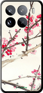 TPU чехол Принт с изображением цветения сакуры для Xiaomi 15 Pro - 6545b-3879 изображение 