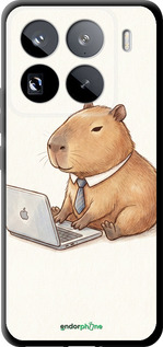 TPU чехол Funny Capybara CEO Working для Xiaomi 15 Pro - 6777b-3879 изображение 
