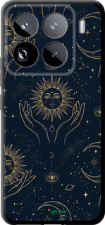 TPU чехол Celestial Harmony: Sun & Moon Gold Mystic Pattern для Xiaomi 15 Pro - 6778b-3879 изображение 
