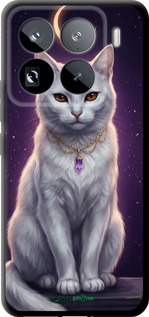 TPU чехол Mystic White Cat Gothic Dark Purple Gold для Xiaomi 15 Pro - 6805b-3879 изображение 