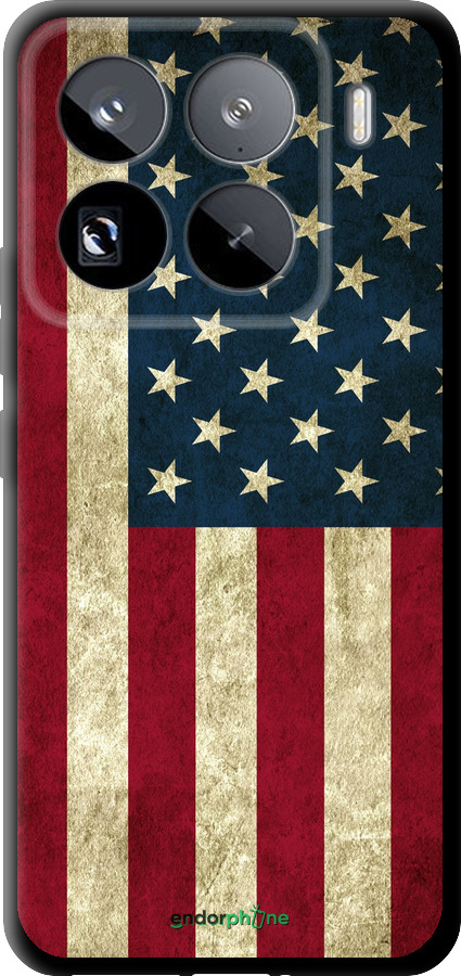 TPU чехол Флаг США для Xiaomi 15 Pro - 395b-3879 изображение 