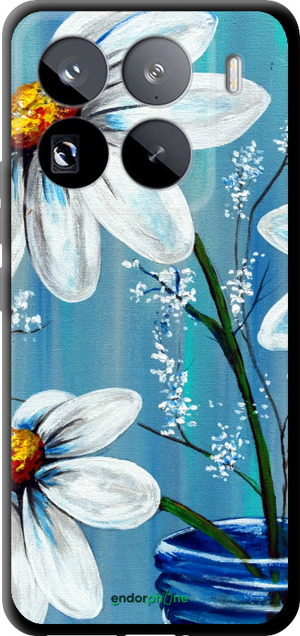 TPU чехол Красиві арт-ромашки для Xiaomi 15 Pro - 4031b-3879 изображение 
