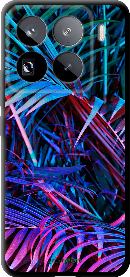 TPU чехол Папоротник под ультрафиолетом для Xiaomi 15 Pro - 4069b-3879 изображение 