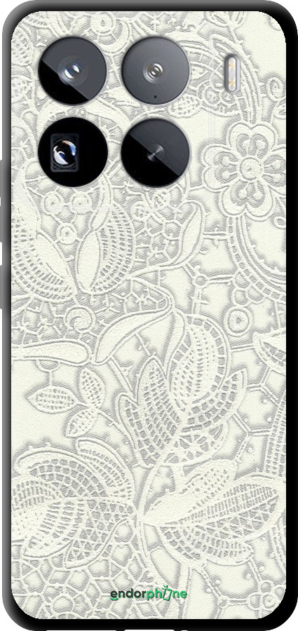 TPU чехол Белое кружево для Xiaomi 15 Pro - 4383b-3879 изображение 