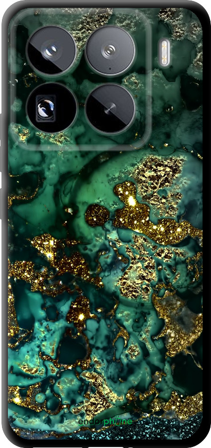 TPU чехол Мрамор золото богатство для Xiaomi 15 Pro - 5419b-3879 изображение 