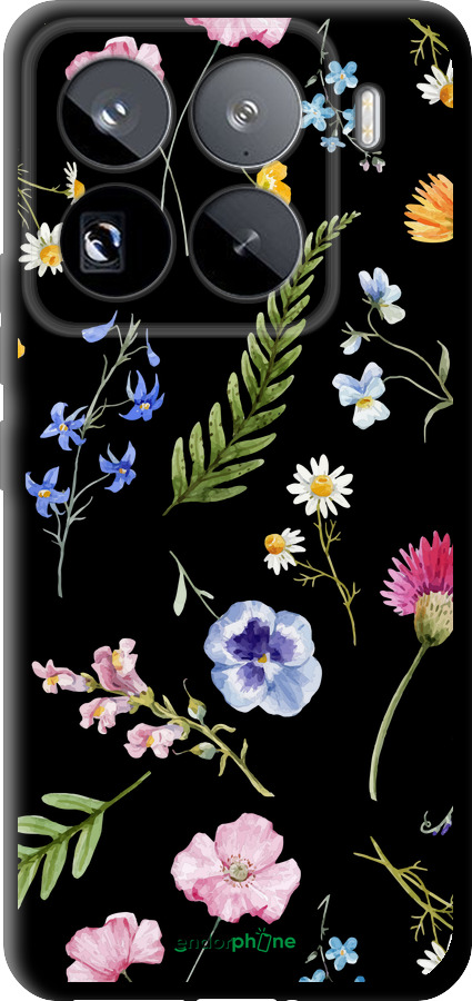 TPU чехол Цветочный фон v2 для Xiaomi 15 Pro - 5472b-3879 изображение 