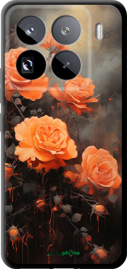 TPU чехол Оранжевые розы для Xiaomi 15 Pro - 5944b-3879 изображение 