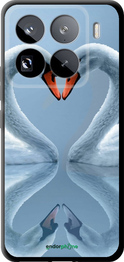 TPU чехол Лебеди для Xiaomi 15 Pro - 6007b-3879 изображение 