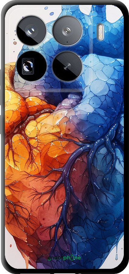 TPU чехол Арт-сердце для Xiaomi 15 Pro - 6034b-3879 изображение 