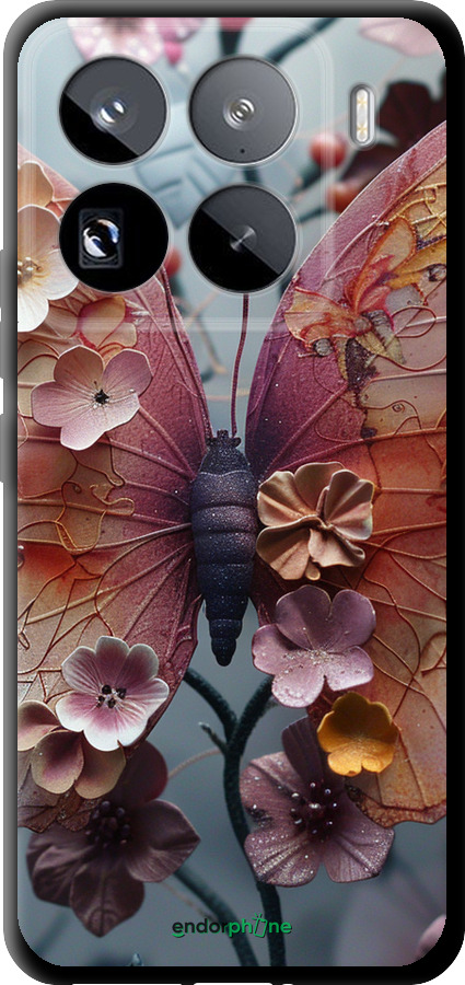 TPU чехол Fairy Butterfly для Xiaomi 15 Pro - 6048b-3879 изображение 