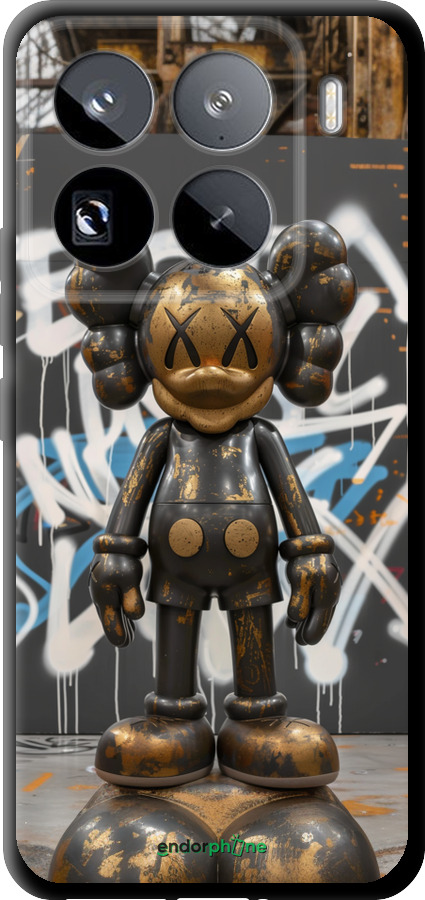 TPU чехол Bronze kaws v3 для Xiaomi 15 Pro - 6099b-3879 изображение 