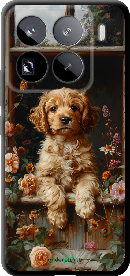 TPU чехол Щенок cocker spaniel для Xiaomi 15 Pro - 6136b-3879 изображение 
