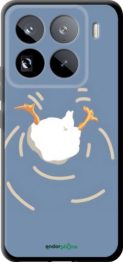 TPU чехол Гусь ныряет для Xiaomi 15 Pro - 6275b-3879 изображение 
