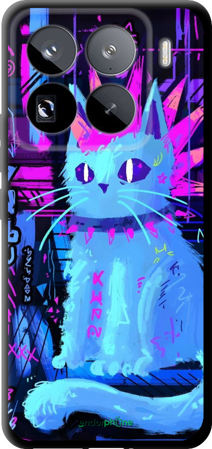 TPU чехол Кот панк для Xiaomi 15 Pro - 6311b-3879 изображение 