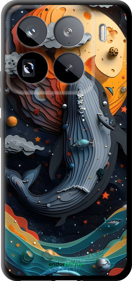 TPU чехол Кит в космосе для Xiaomi 15 Pro - 6328b-3879 изображение 